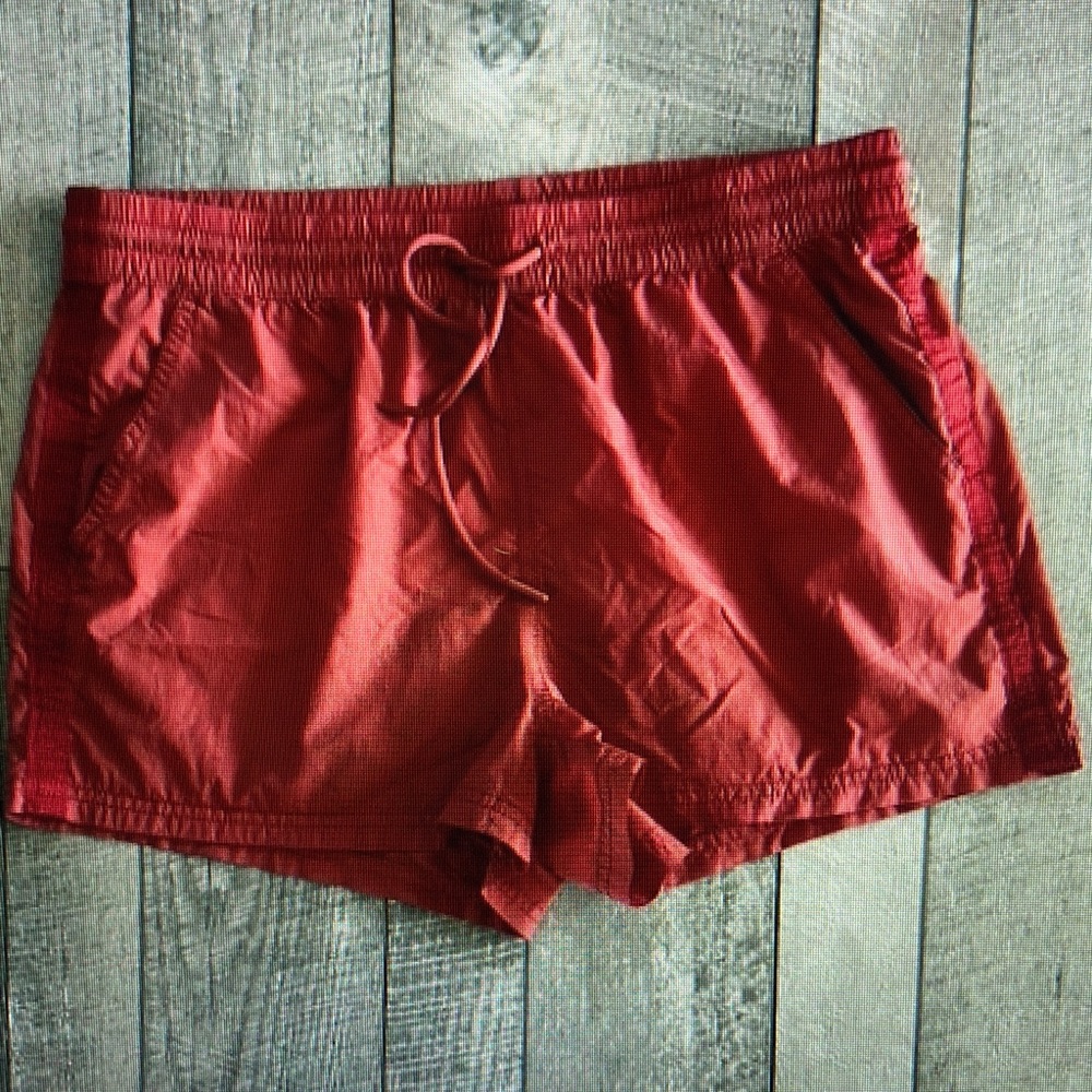 Athleta Red Women's Athletic Drawstring Shorts